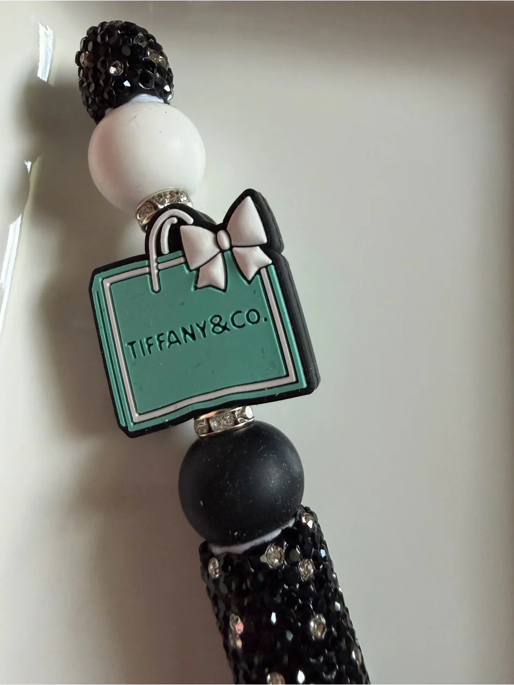 BEADED SHOPPING BAG PEN